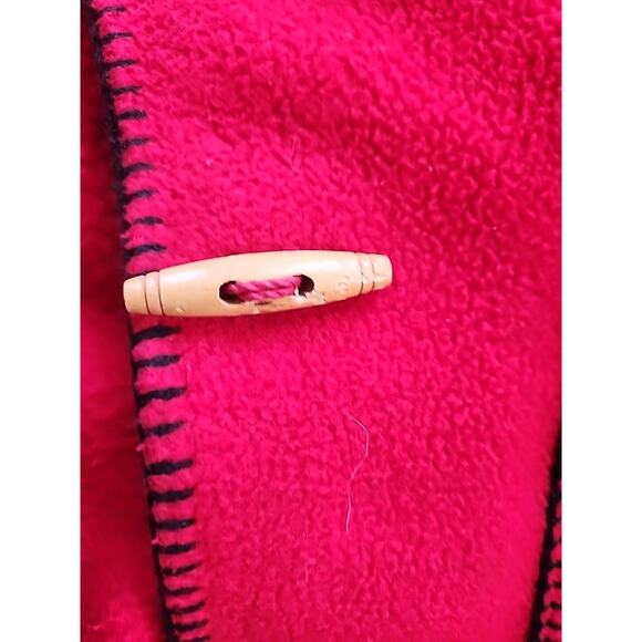 Vntg. Disney Store Pooh Bear Shawl Collar Fleece Jacket - Picture 7 of 11